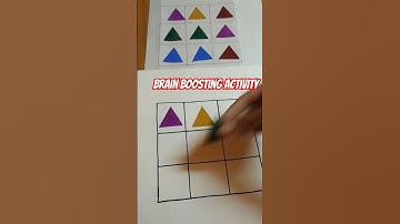 Brain boosting activity:Improve concentration & visual perception#ytshorts#viral#trending#