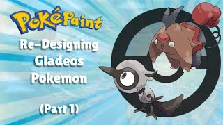 Re-Drawing Gladeos Pokémon, that i wasnt happy with (Part 1)