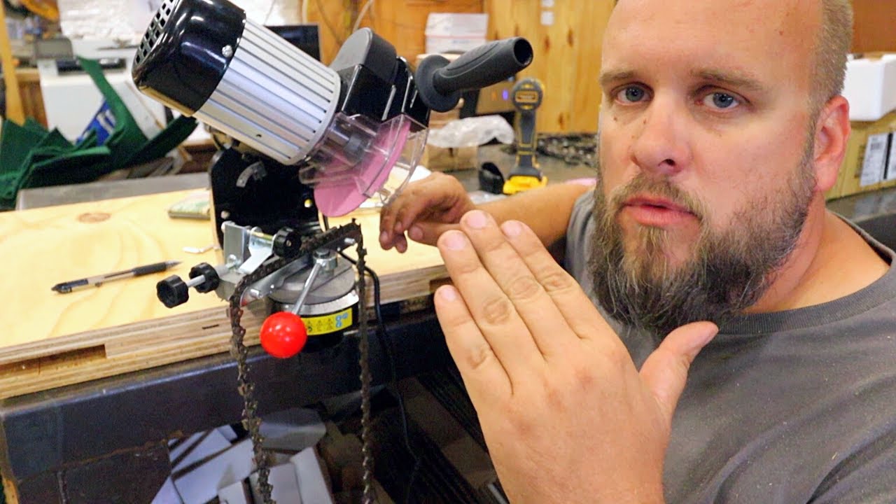 Testing a New Chain Grinder Vevor Chainsaw Sharpener YouTube