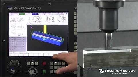 Handwheel Run Mode on the Milltronics 9000 CNC Control