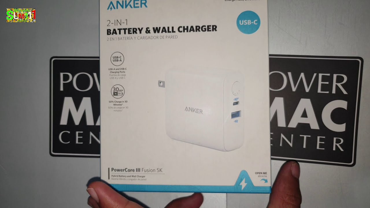 ANKER WALL CHARGER FOR IPHONE AND ANDROID WITH POWER BANK