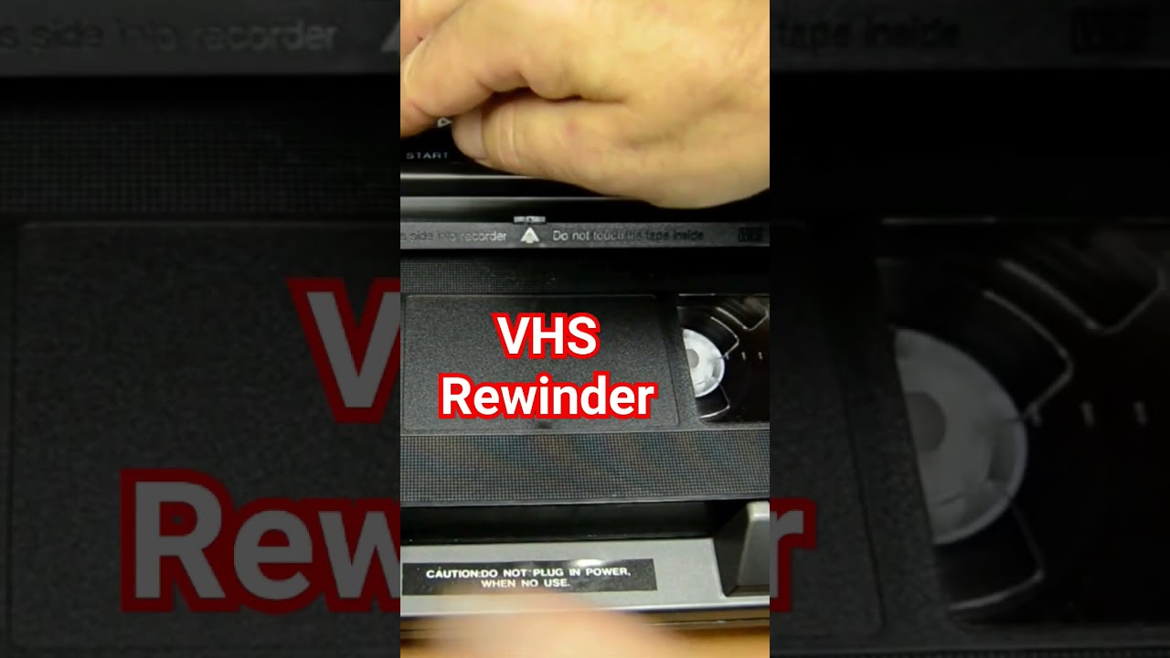 VHS rewinder Video Cassette VHS VHSC how to rewind the cassettes