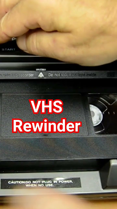 VHS rewinder Video Cassette VHS VHSC how to rewind the cassettes @Angelicaaudio