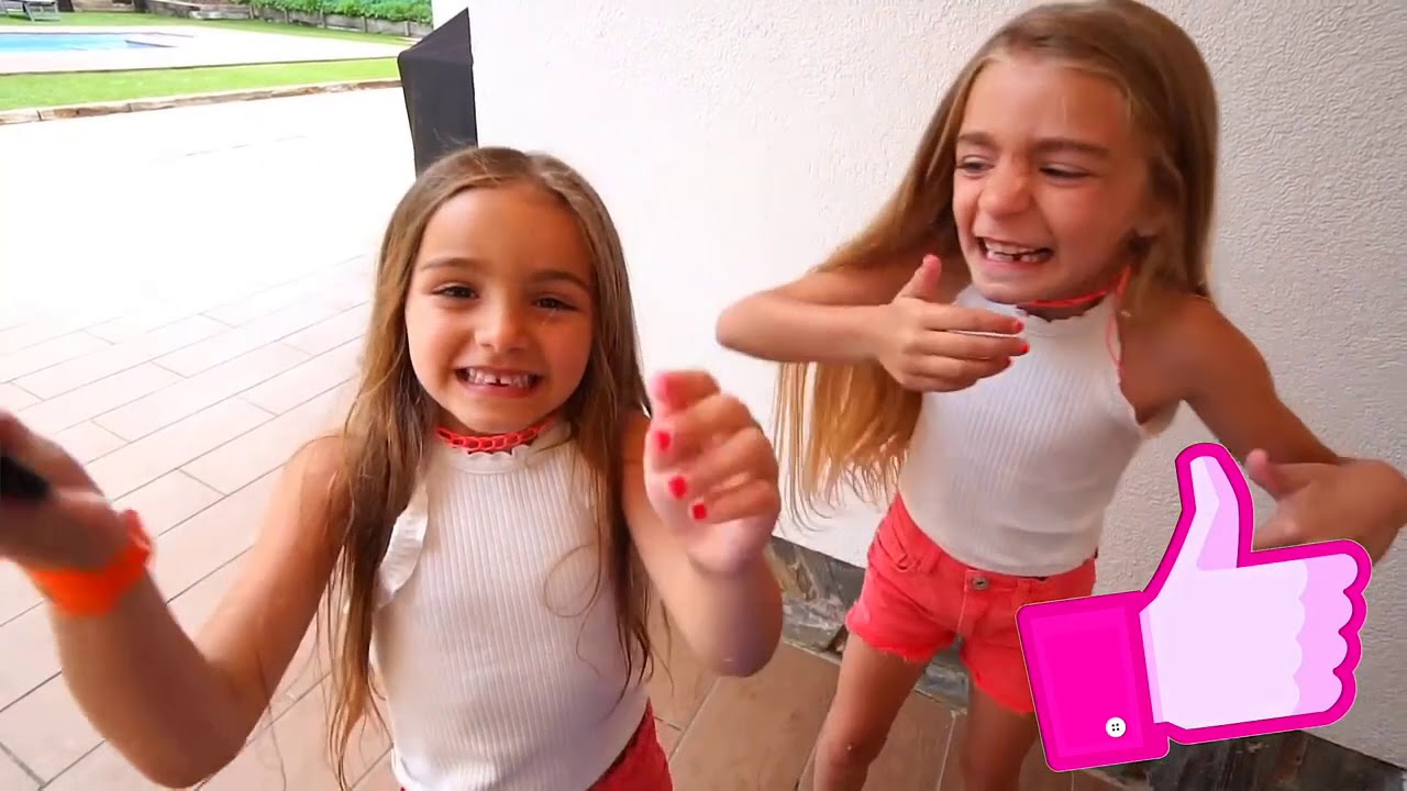 Cute kids are playing with toy wagon 3