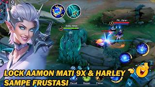 EUDORA MODE NO SKIN‼️LOCK AAMON & HARLEY😂SI PALING JAGO SAMPE KESAL‼️- MLBB