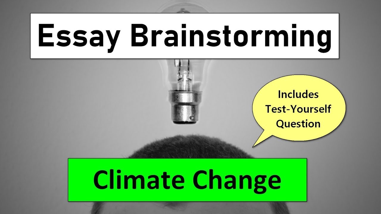 climate change essay questions