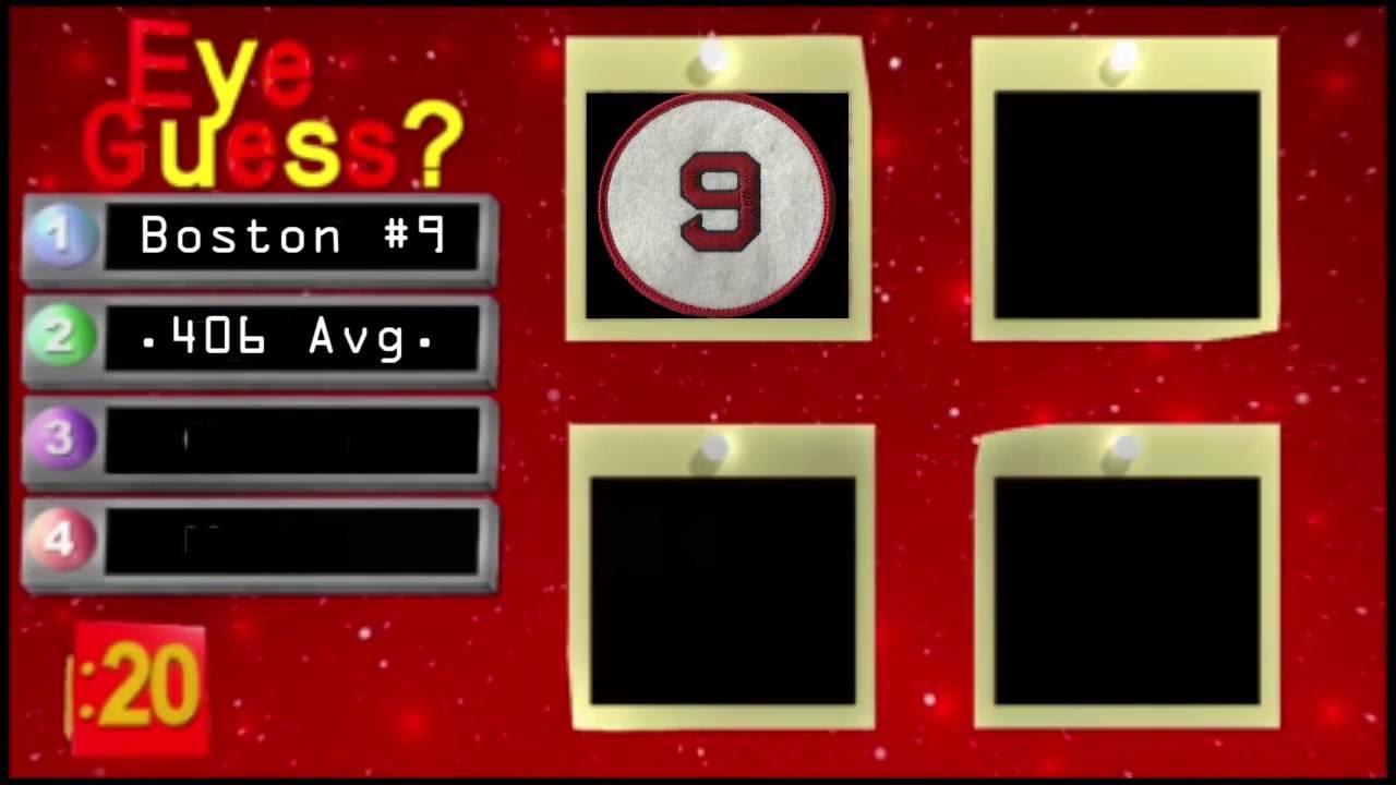 Ted Williams EyeGuess "The Ted Williams Card Company"