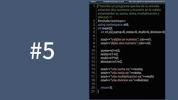 OPERACIONES BASICAS EN C++ #tutorial #informatica #cxxdroid #curso en teléfono 📲📱