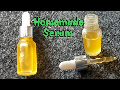 How to make serum at home|| Skin brightning,hydrating,100% Natural ...