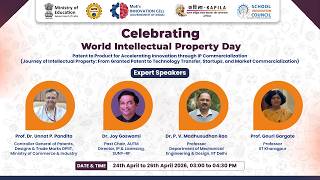 Online lecture Sessions on Intellectual Property (IP) - World IP Day
