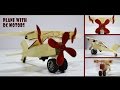 How to Make a Plane With DC Motor - Popstick Toy Wooden Plane - DIY