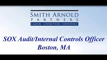 SOX Audit/Internal Controls Officer (CLOSED) | Smith Arnold Partners