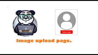 Image Upload page using HTML | CSS | simple JavaScript  || ARTIST || Suneel Mekala ||