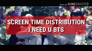 CENTER DISTRIBUTION - BTS I NEED U