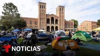 DeSantis amenaza a universitarios de Florida que se sumen a las protestas | Noticias Telemundo