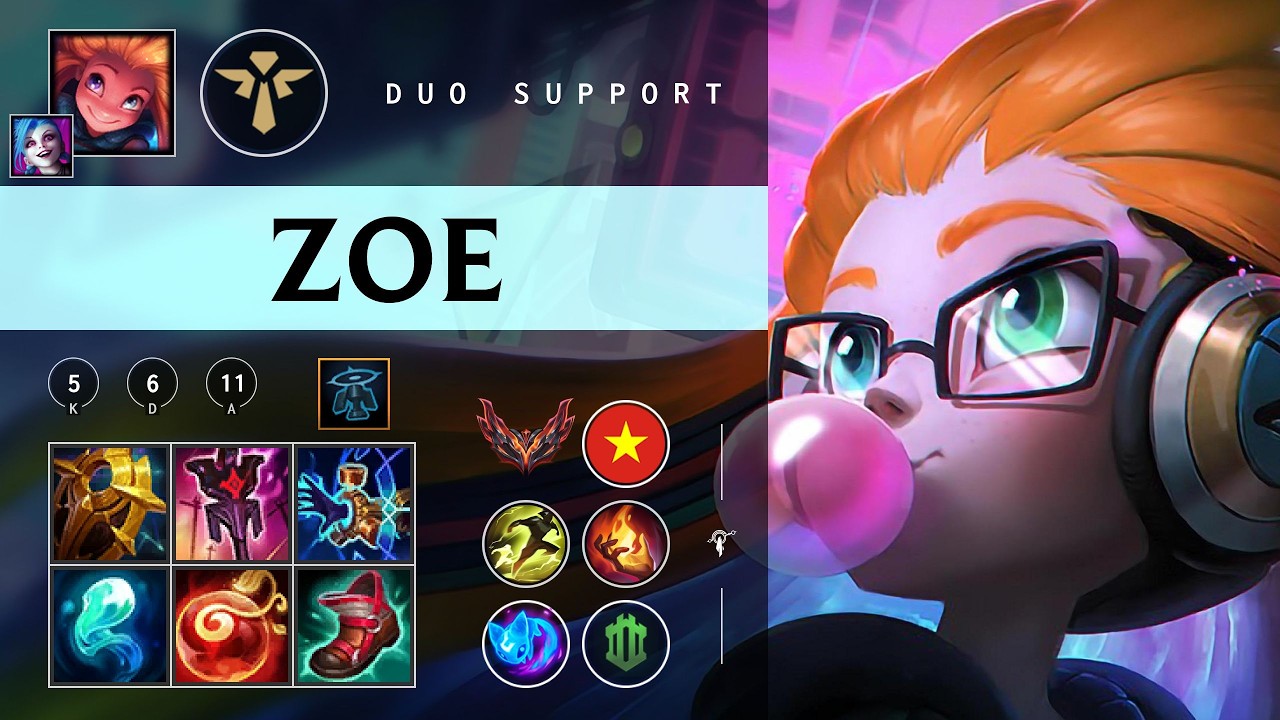 Zoe Support vs Karma - VN Grandmaster Patch 26.05
