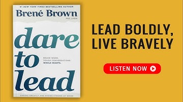 DARE TO LEAD by Brene Brown Audiobook | Book Summary in English