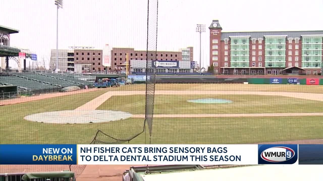 NH Fisher Cats bring sensory bags to Delta Dental Stadium this season
