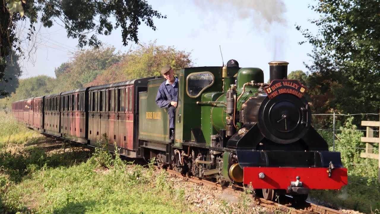 Chasing No.7 Spitfire on the Bure Valley Railway | 09/10/23