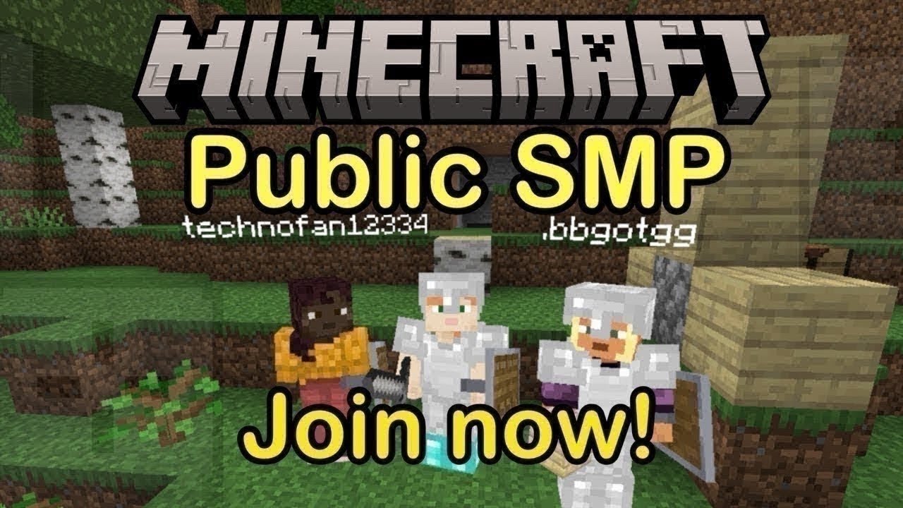 Minecraft Public Smp Live | 24/7 Public Server | Java + Pe | # ...
