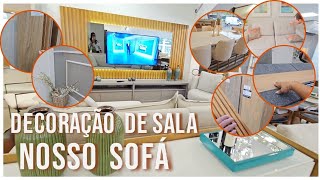 VOCÊS AJUDARAM A ESCOLHER O NOSSO SOFÁ | OLHA QUAL VAI SER | DECORAÇÃO DE SALA | Viviane Magalhães