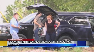 NTSB, FAA begins investigating small plane crash that killed two, injured two others in Onslow Count