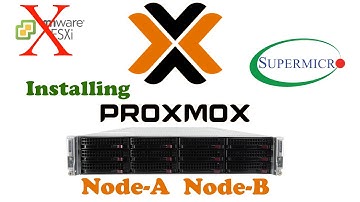 Installing Proxmox 7.2  OVER IPMI iKVM SuperMicro Dual Node Server !