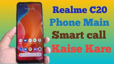 How To Use Smart Call On Realme C20 // Realme C20 Main Smart Call Kaise Kare