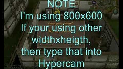 HYPERCAM FULLSCREEN RECORDING