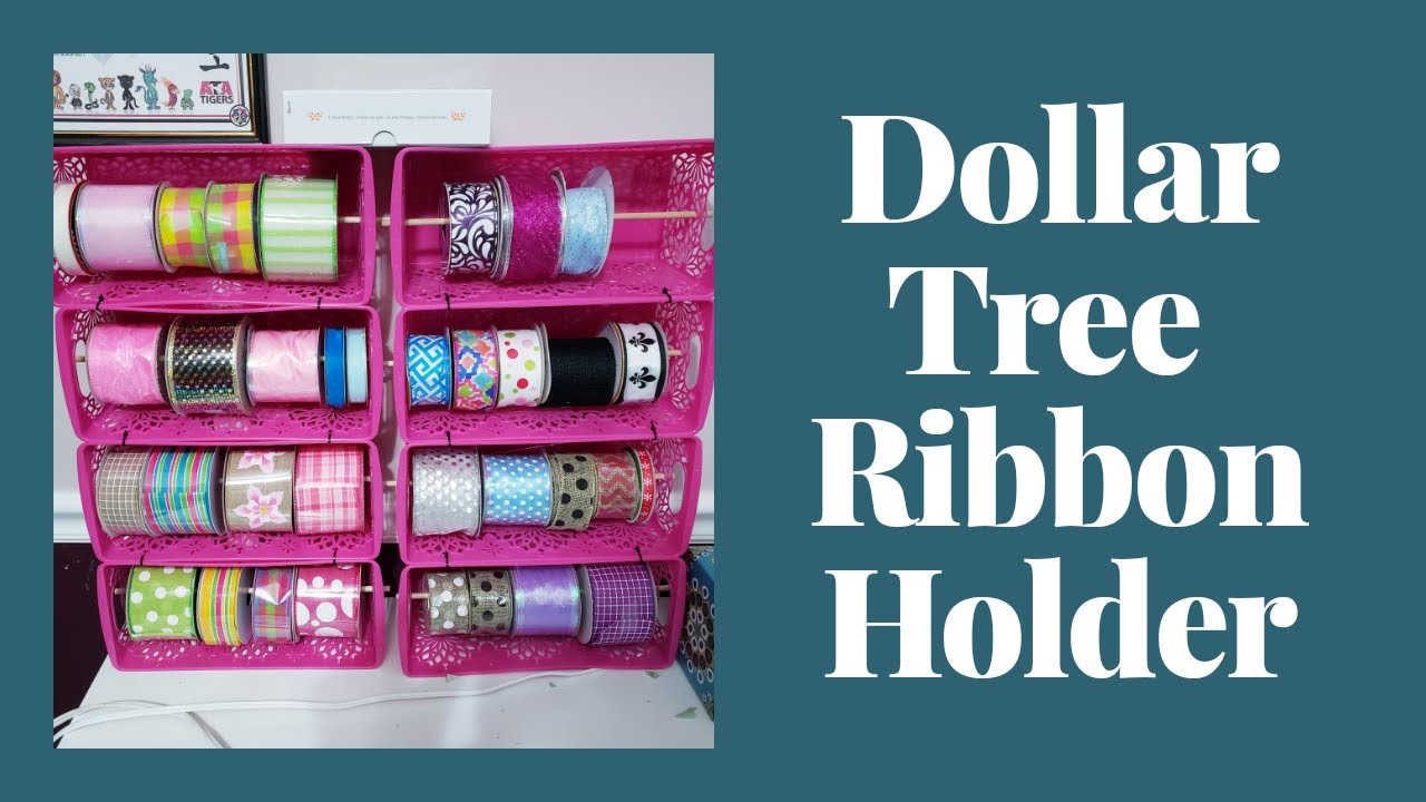 Dollar Tree DIY Ribbon Holder 