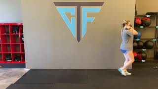 Double Dumbbell Front Rack Carry Demo