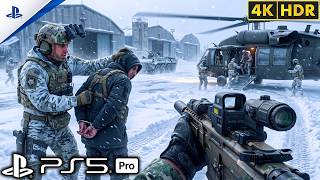 (PS5) Undercover Inside a Top-Secret Russian Base | Ultra Realistic Gameplay [4K60FPS] Call of Duty screenshot 4