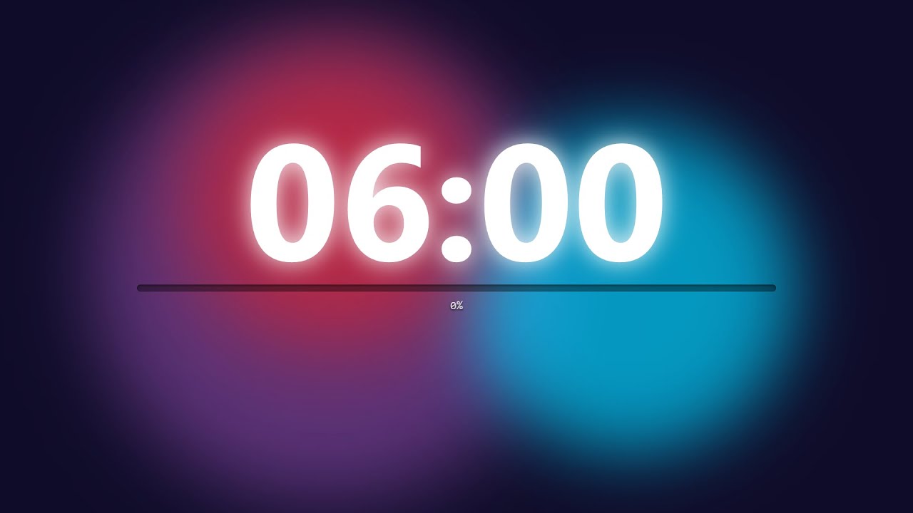 6 Minute Timer - Ambient Lava Lamp