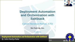 "Deployment Automation and Orchestration with SaltStack" by Calvin Hendryx-Parker