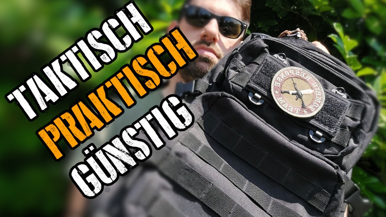 30€ ABER GEIL!.. MILTEC TACTICAL BACKPACK
