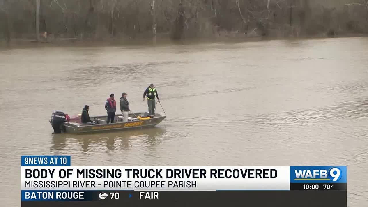 Body of missing truck driver recovered from Mississippi River