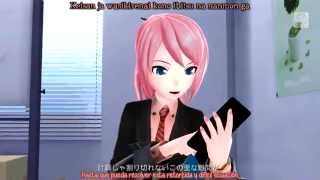 Video thumbnail of "Megurine Luka - Hello, Worker (Project DIVA F 2nd) sub Romaji y Español"