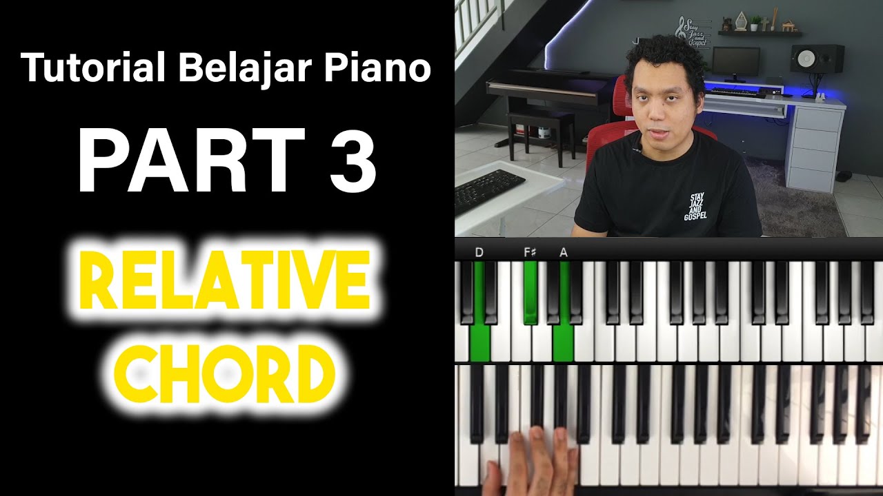 Tutorial Belajar Piano Part 3 - Relative Chord