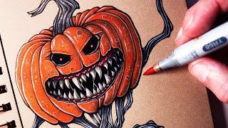 HALLOWEEN INKTOBER DRAWING @LethalChris1