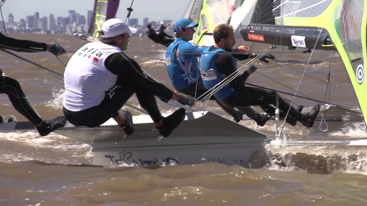 49er Sailing Highlights - 2015 Worlds Day 6