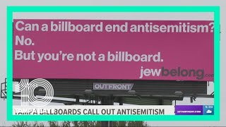 Pink billboards call out antisemitism amid spike in hate speech in Florida