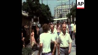 SYND 20 7 74 SCENES IN ATHENS AFTER TURKISH INVASION OF CYPRUS