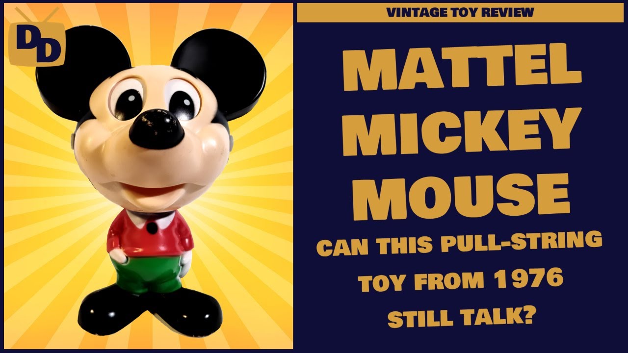 Mattel Talking Mickey Mouse - Toy Review | Will It Work After 50