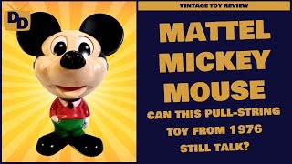Mattel Talking Mickey Mouse - Toy Review | Will It Work After 50 Years | 1976