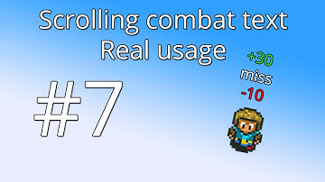 7. Unity tutorial: Scrolling combat text - Real usage