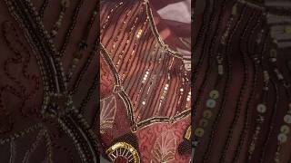 : Large scale Tambour Embroidery using Pony Beads #beadembroidery #beadwork #sewing