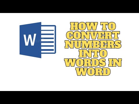 How to Convert Numbers into Words in MS Word (Step-by-Step Tutorial)