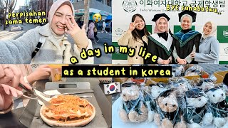 A DAY IN MY LIFE  AS A STUDENT IN KOREA: KE WISUDA, STAYCATION, SHOPPING, LAST VLOG W/ TEMEN2