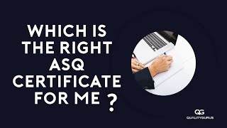 Selecting an ASQ Certificate: CQA, CQE, CQPA, CQIA, CMQ/OE, CSQP, CSSYB, CSSGB, CSSBB? screenshot 2