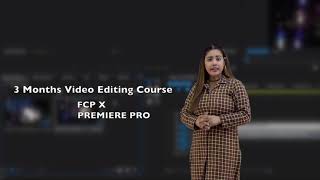 Video editing courses with on the job training